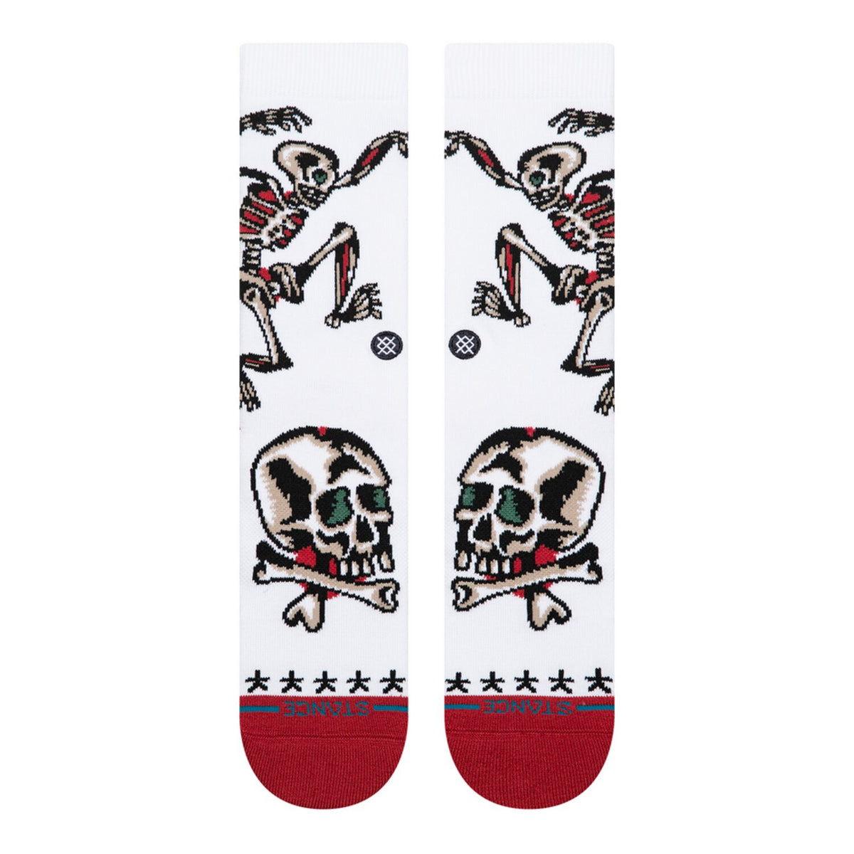 Stance Skeleton Crew socks white