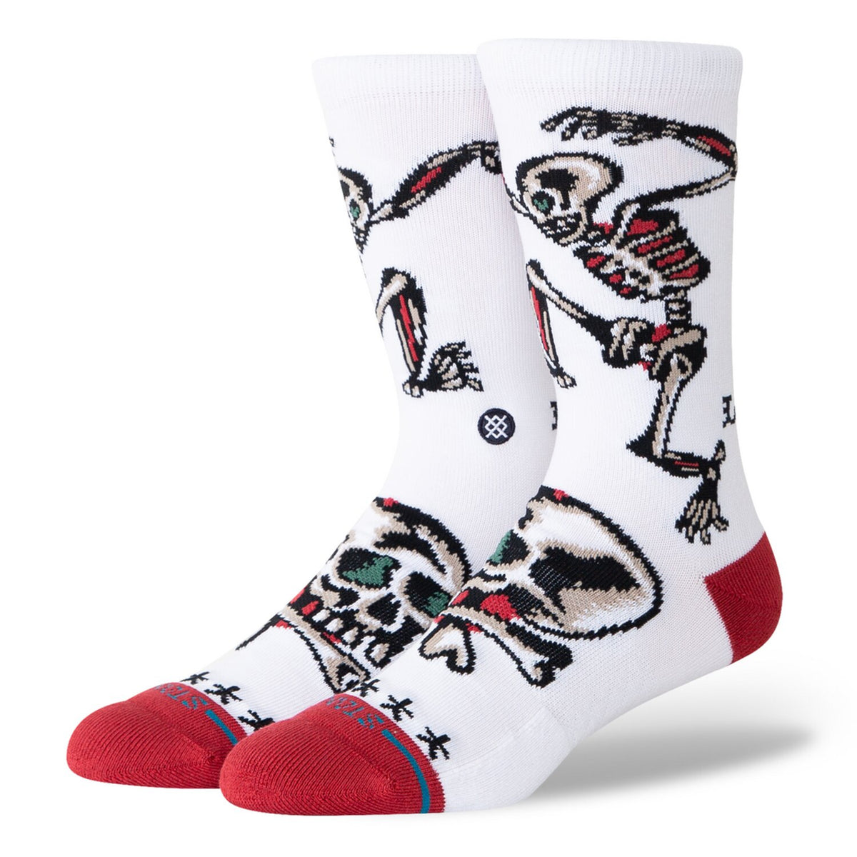 Stance Skeleton Crew socks white