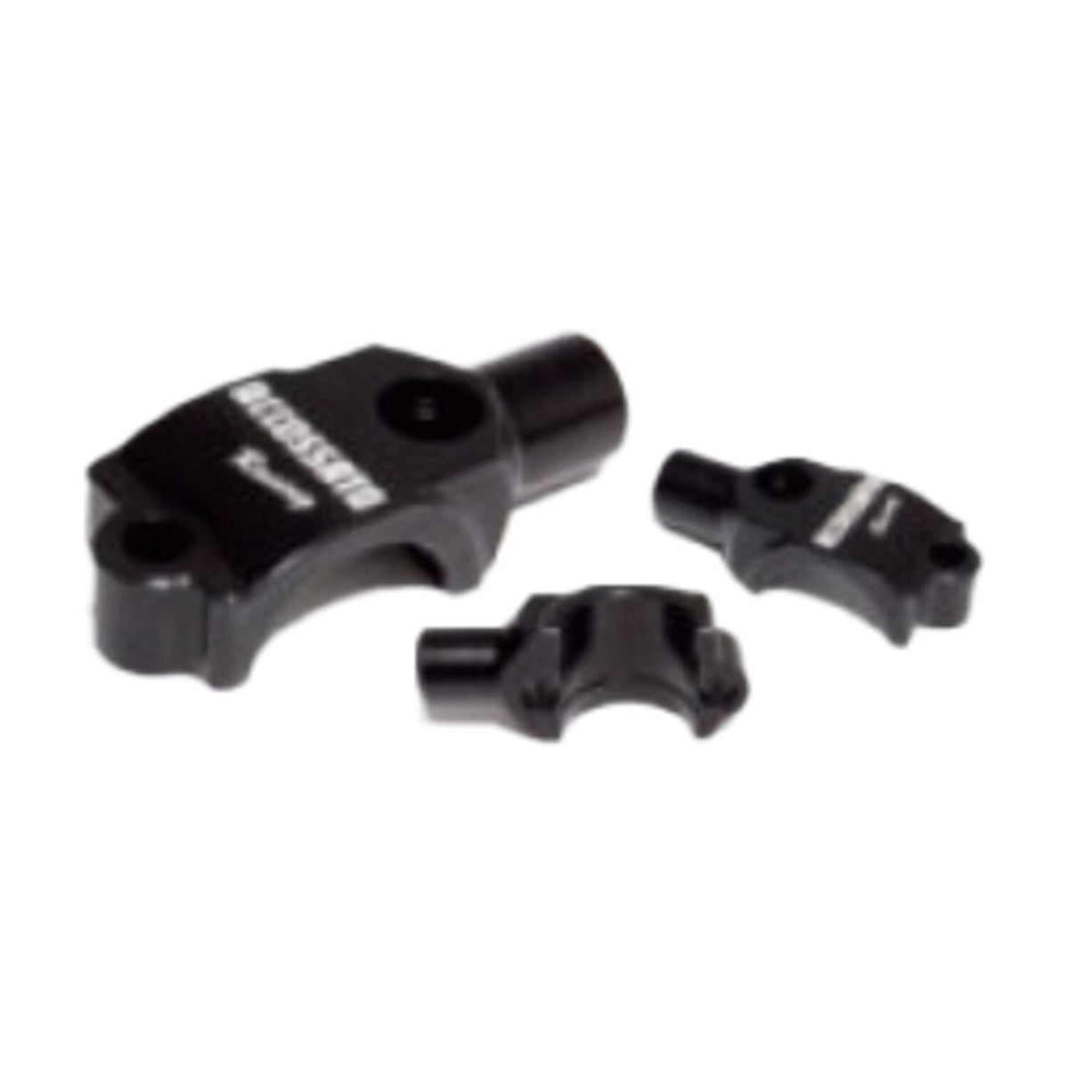 Accossato, mirror holder clutch M8 x 1.25 . Black