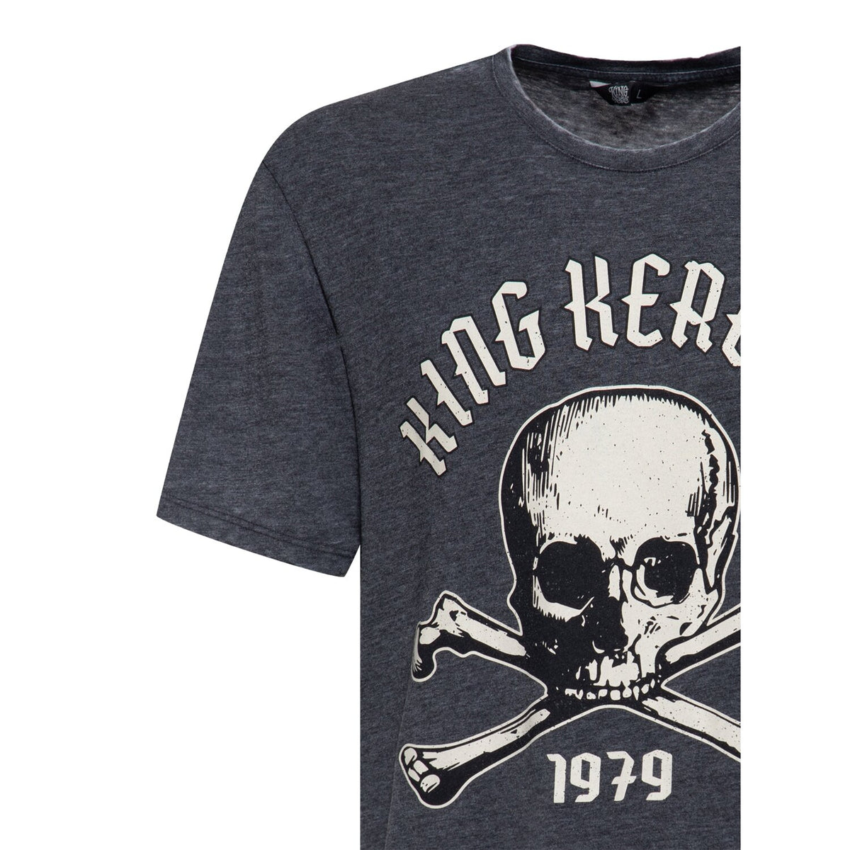 King Kerosin Skull 1979 t-shirt anthracite