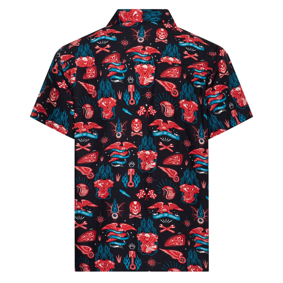 King Kerosin Kustom Kulture Hawaii shirt black