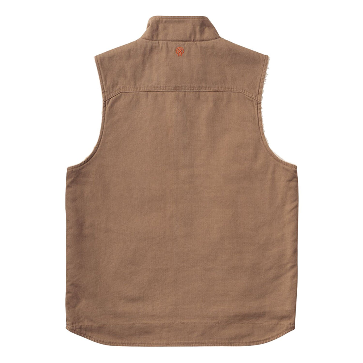WCC Sherpa Lined Canvas Workvest brown