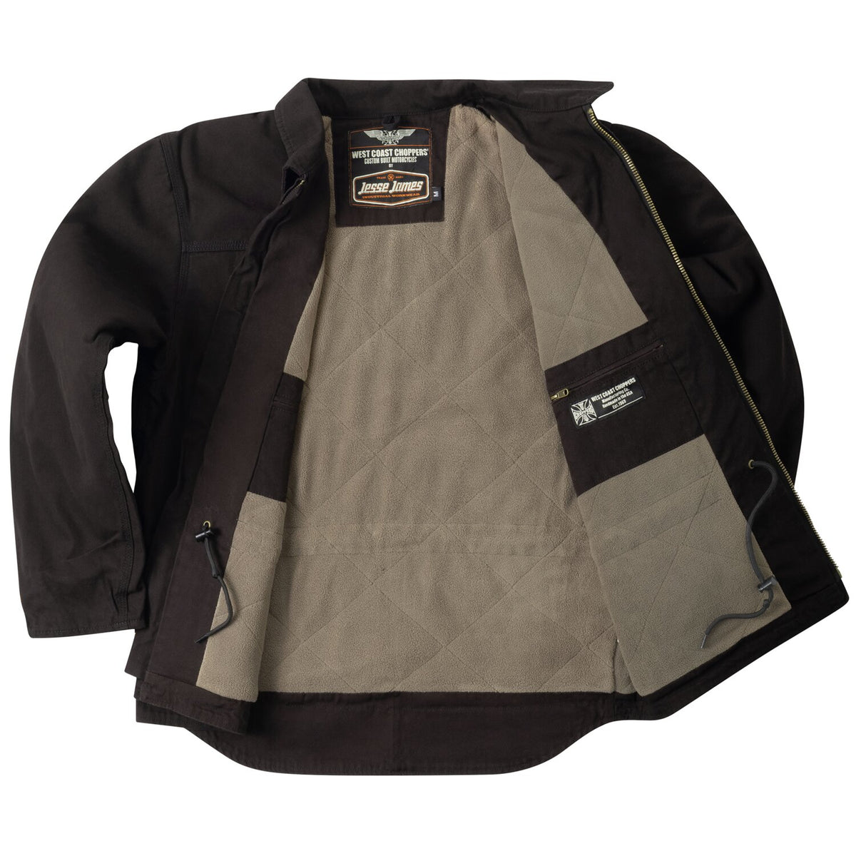 WCC Fleece Lined Work jacket black