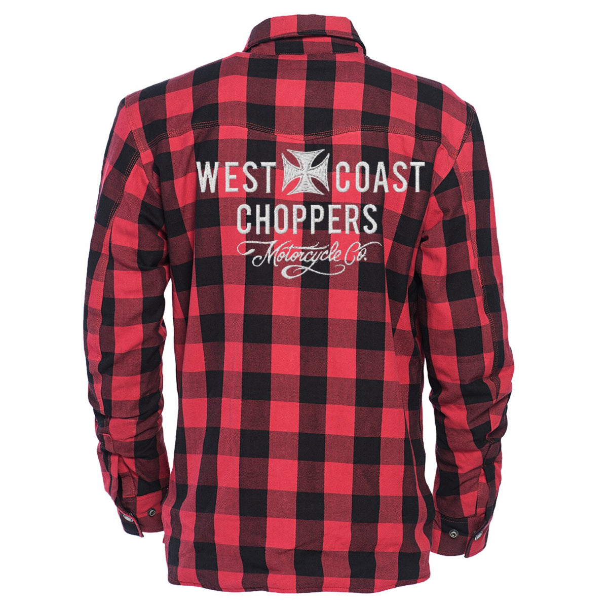 WCC Motorcycle Co. Riding shirt red/black