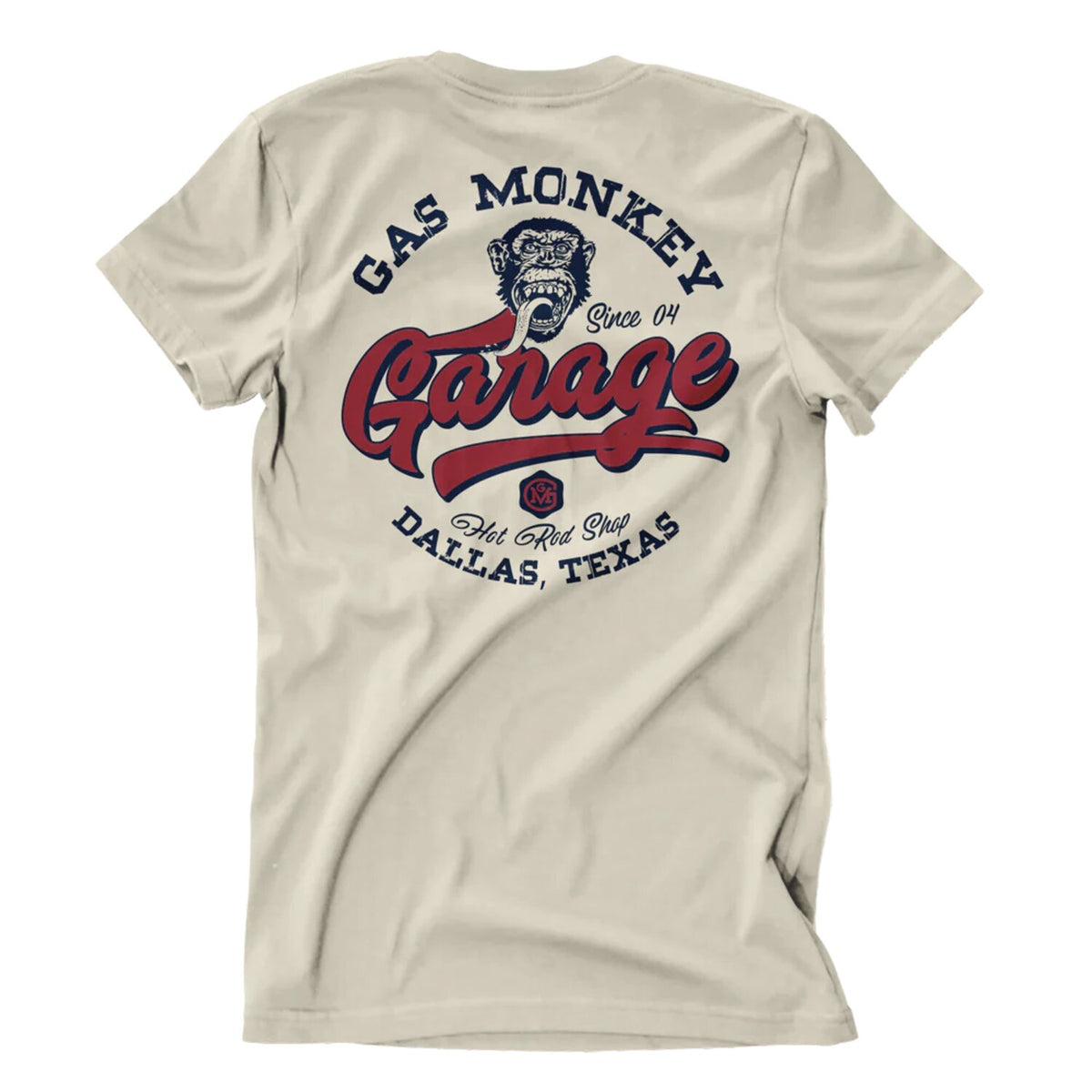 GMG Hot Rod Shop Logo t-shirt khaki