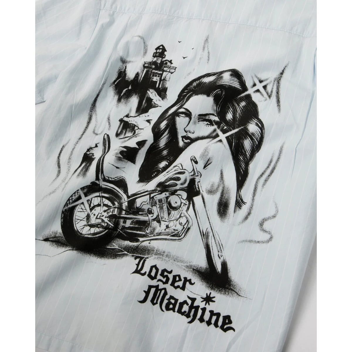 Loser Machine Attendant shirt light blue