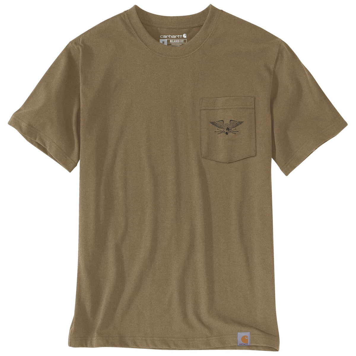 Carhartt Irvine Relaxed Hardwork Eagle T-Shirt Night fatigue