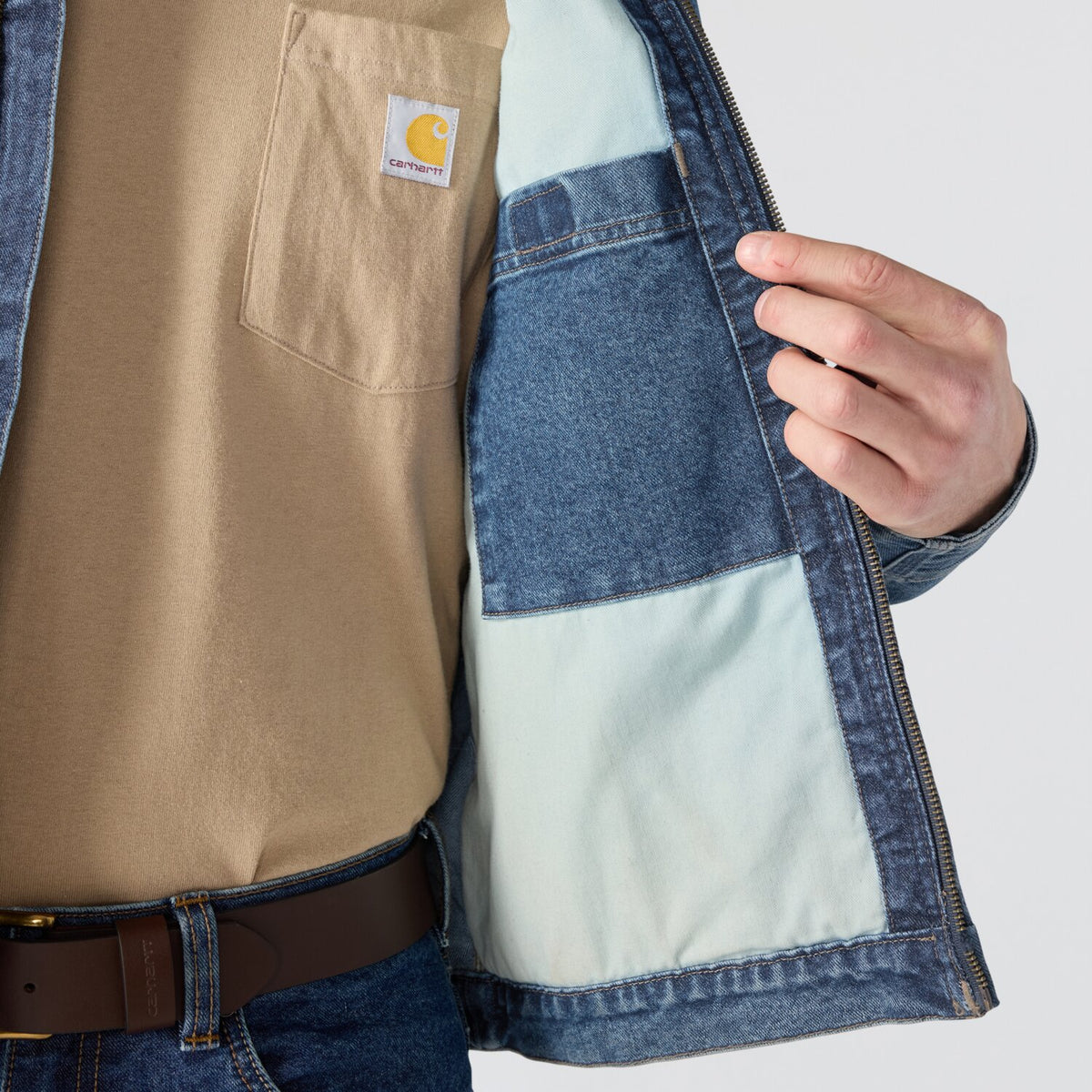 Carhartt Denim Detroit jacket muskegon