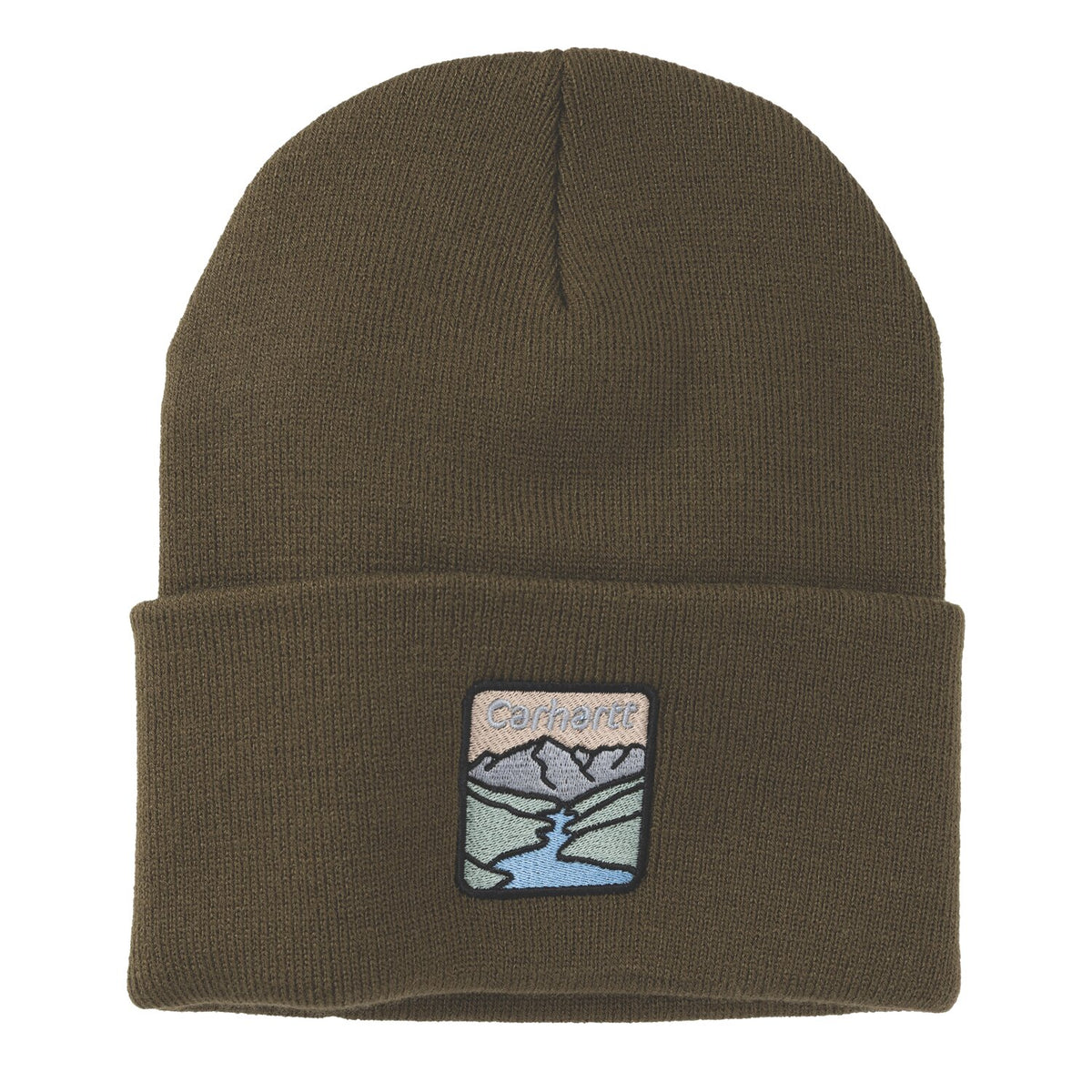 Carhartt River Cuffed Beanie burnished logs