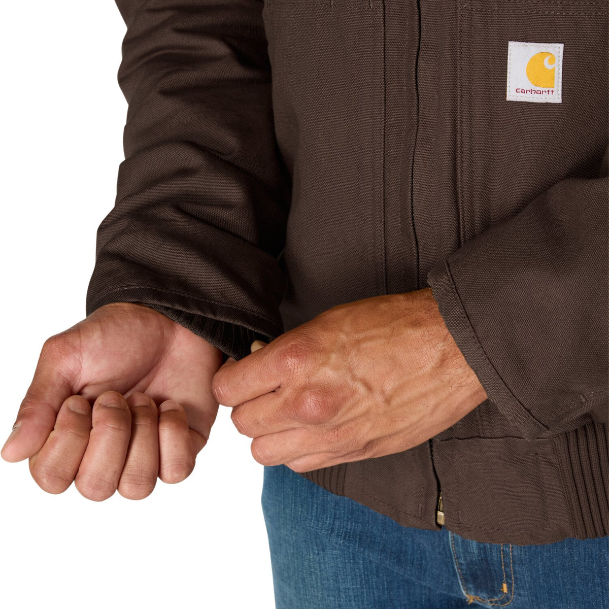 Carhartt Washed Duck Active jack dark brown