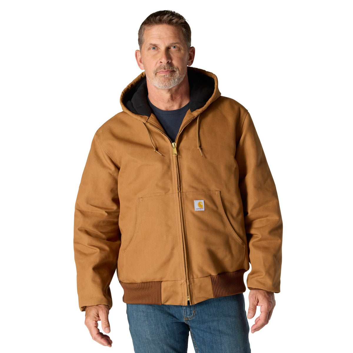 Carhartt Iconic J140 Firm Duck Active jack carhartt® brown
