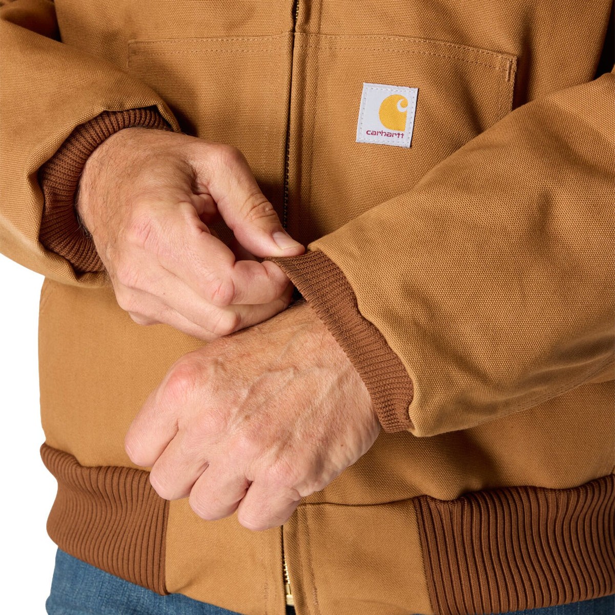 Carhartt Iconic J140 Firm Duck Active jack carhartt® brown