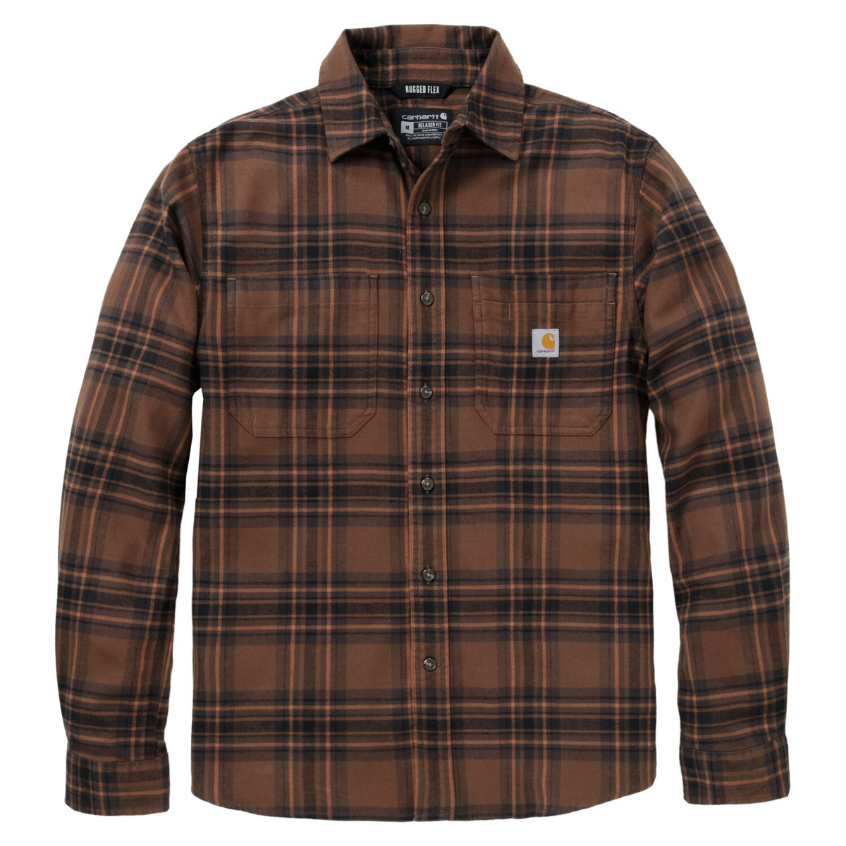 Carhartt Hamilton Relaxed LS Plaid shirt red duck