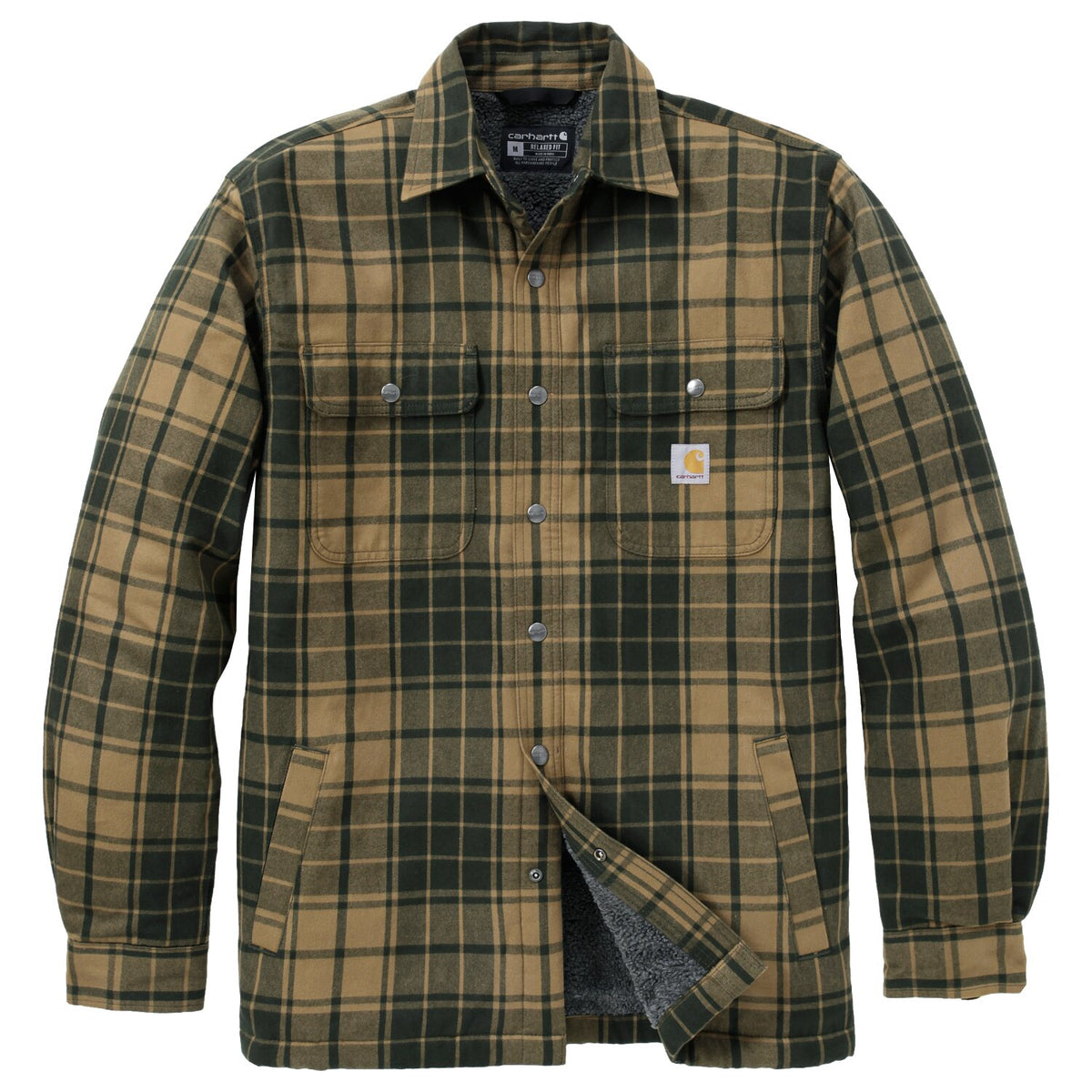Carhartt Hubbard Plaid shirt jack night fatigue