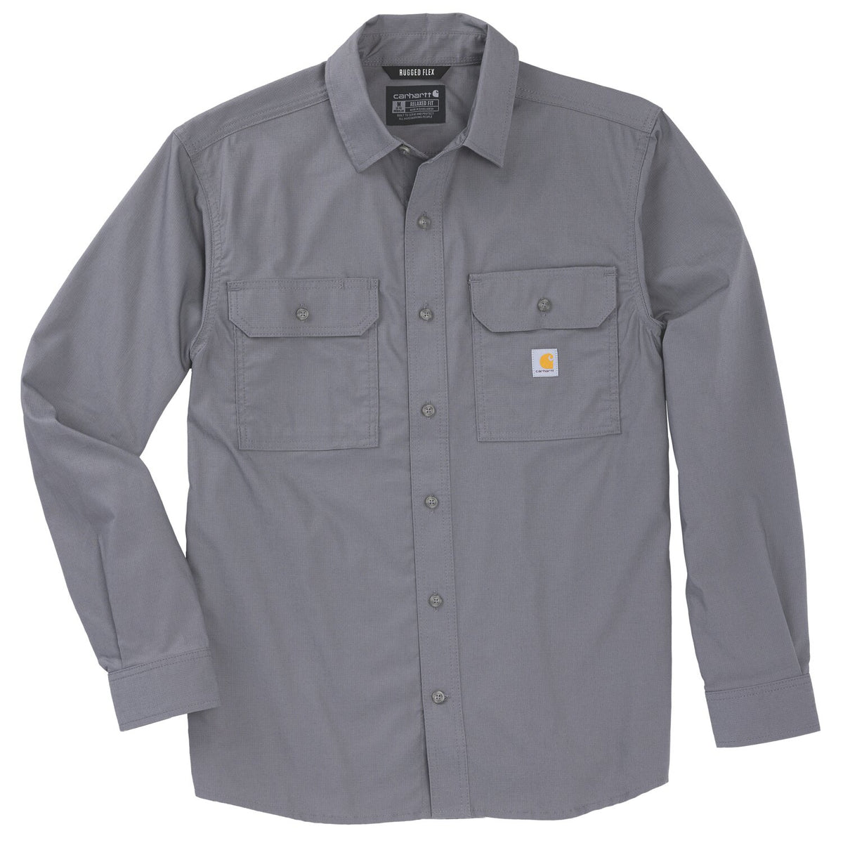 Carhartt Glenwood Relaxed LS shirt steel
