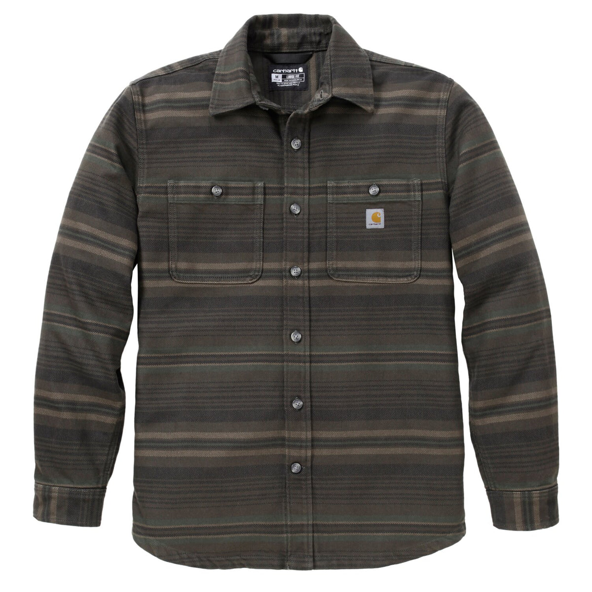 Carhartt Everett Loose LS Plaid shirt peat