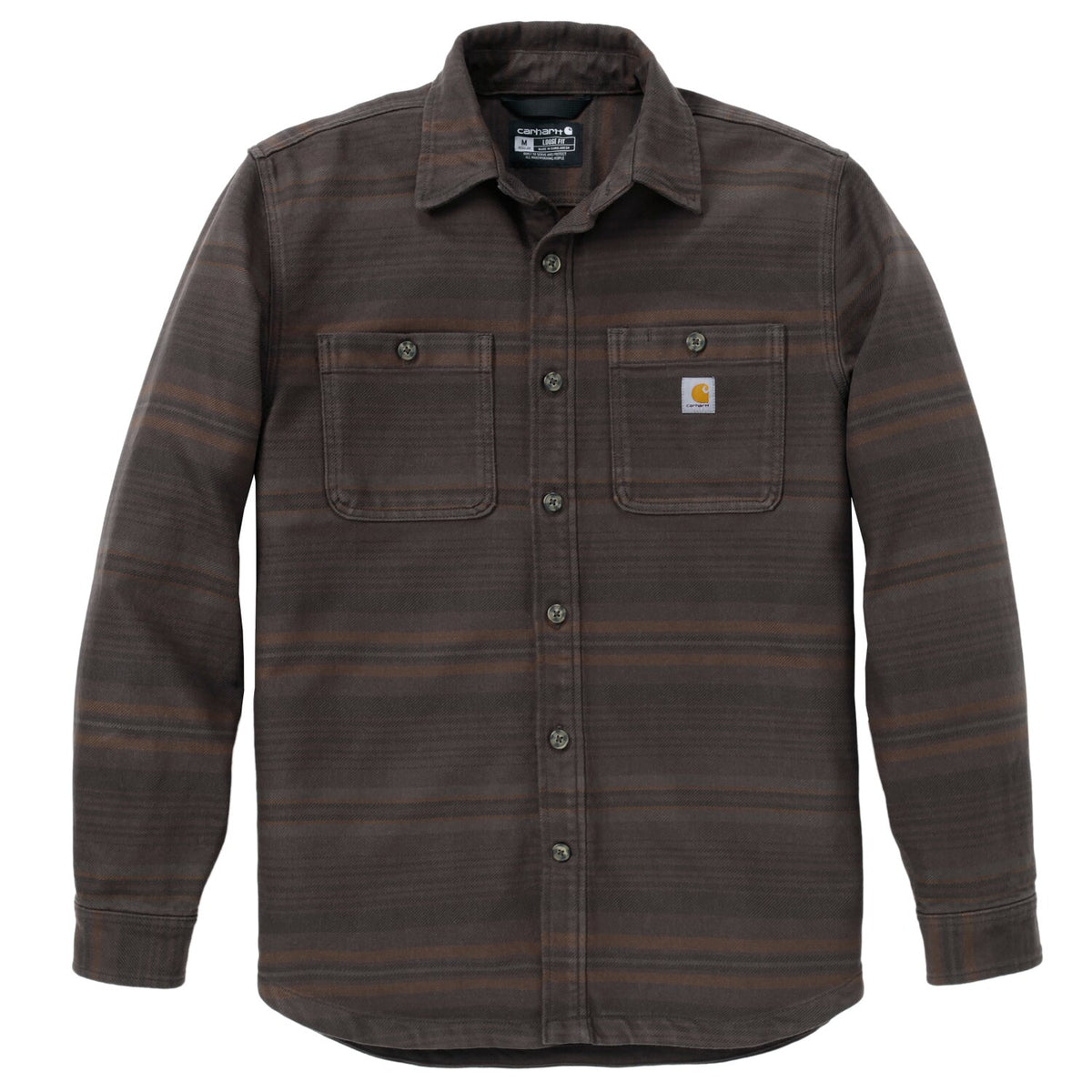 Carhartt Everett Loose LS Plaid shirt dark clove