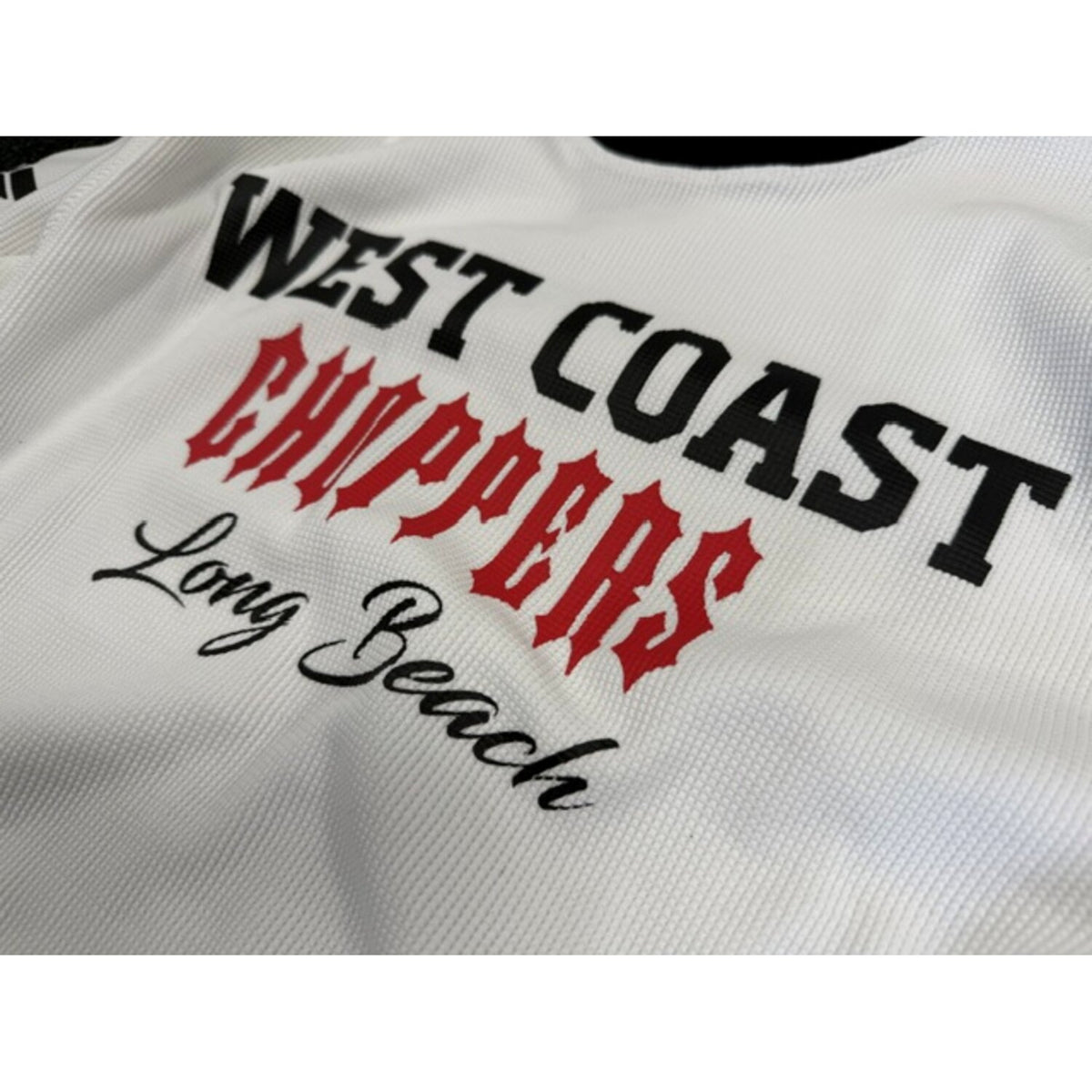 WCC Choppers 4 Life Waffle shirt white