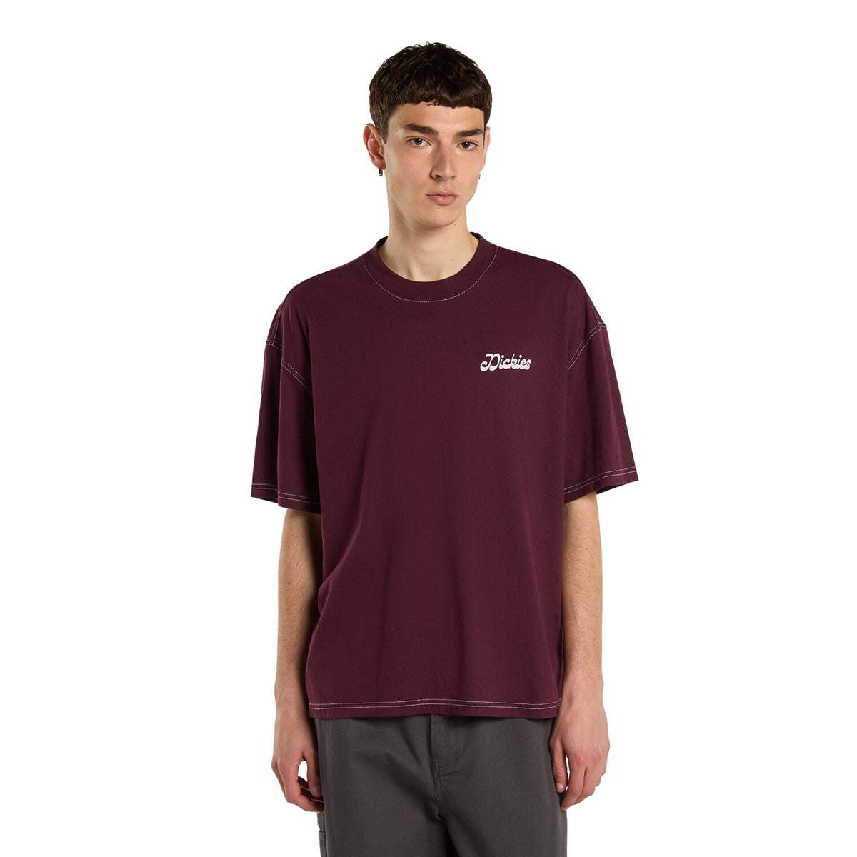 Dickies Cornville t-shirt maroon