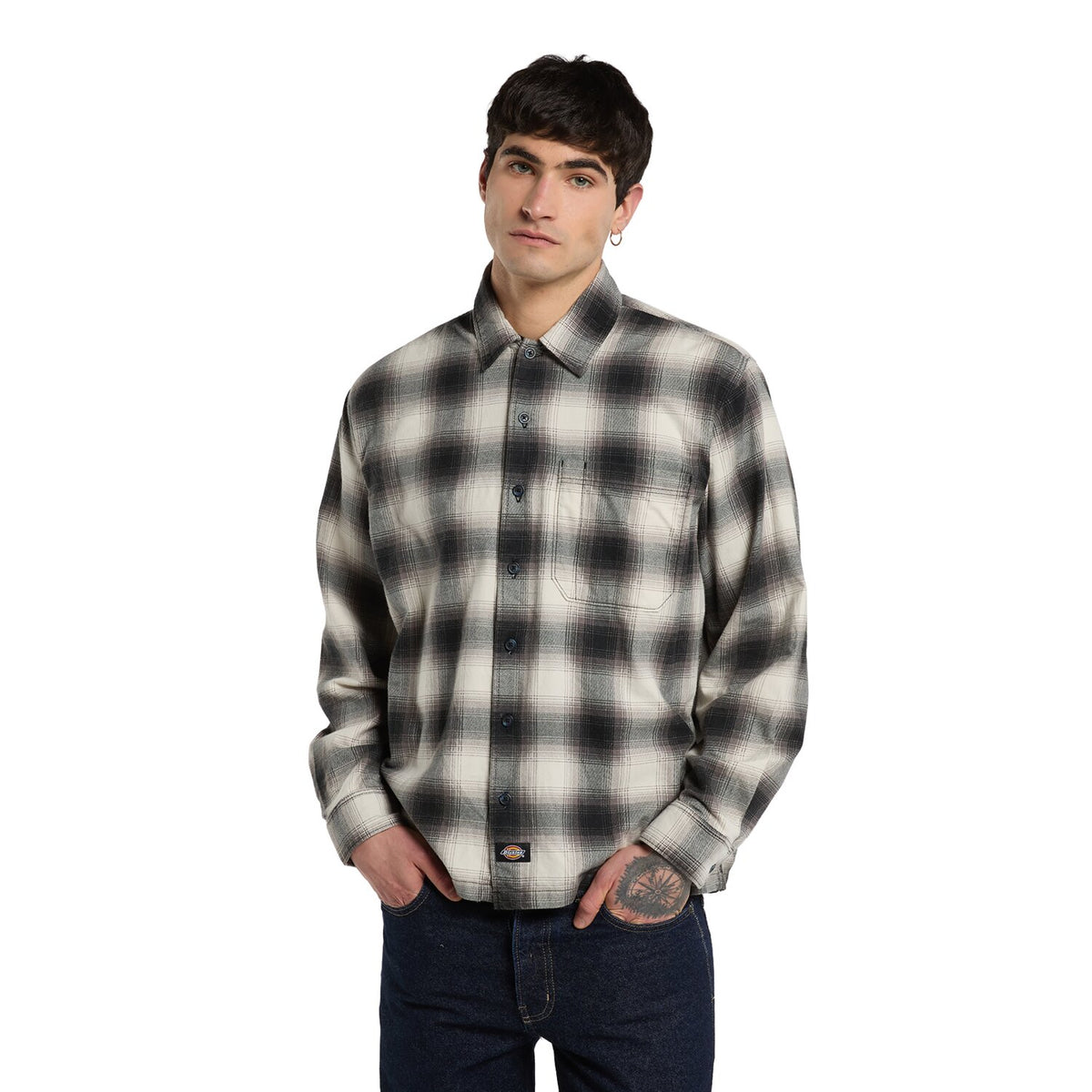 Dickies Gulfport Flannel shirt black