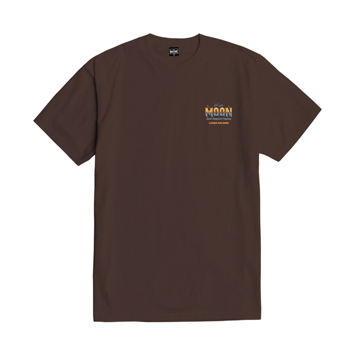 Loser Machine Sign Board t-shirt Java Brown