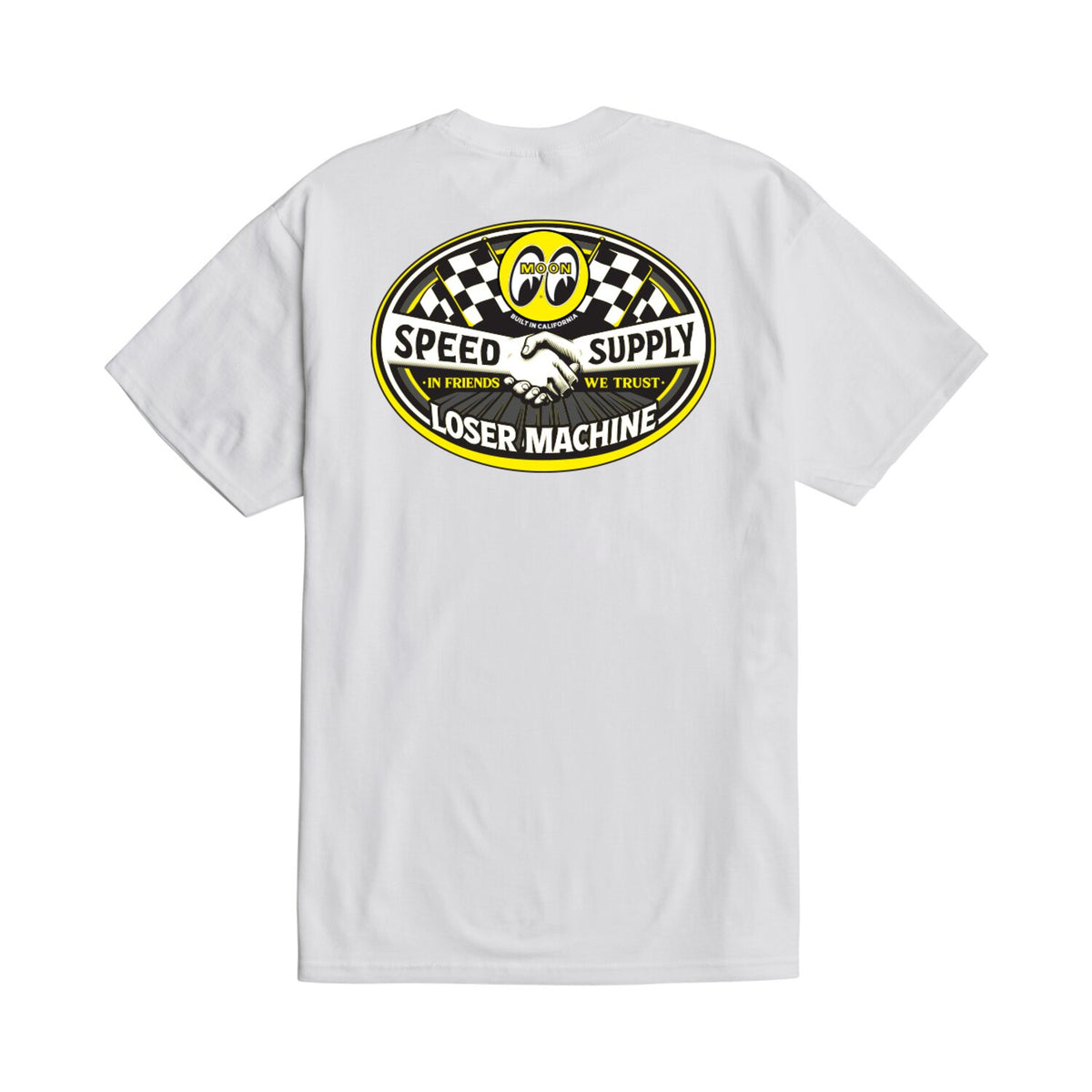 Loser Machine Handshake t-shirt vintage white