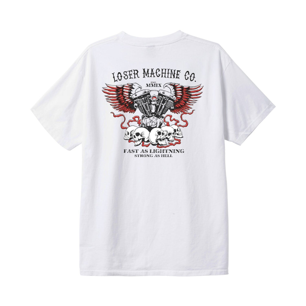 Loser Machine No Easy Way Out t-shirt white enzyme