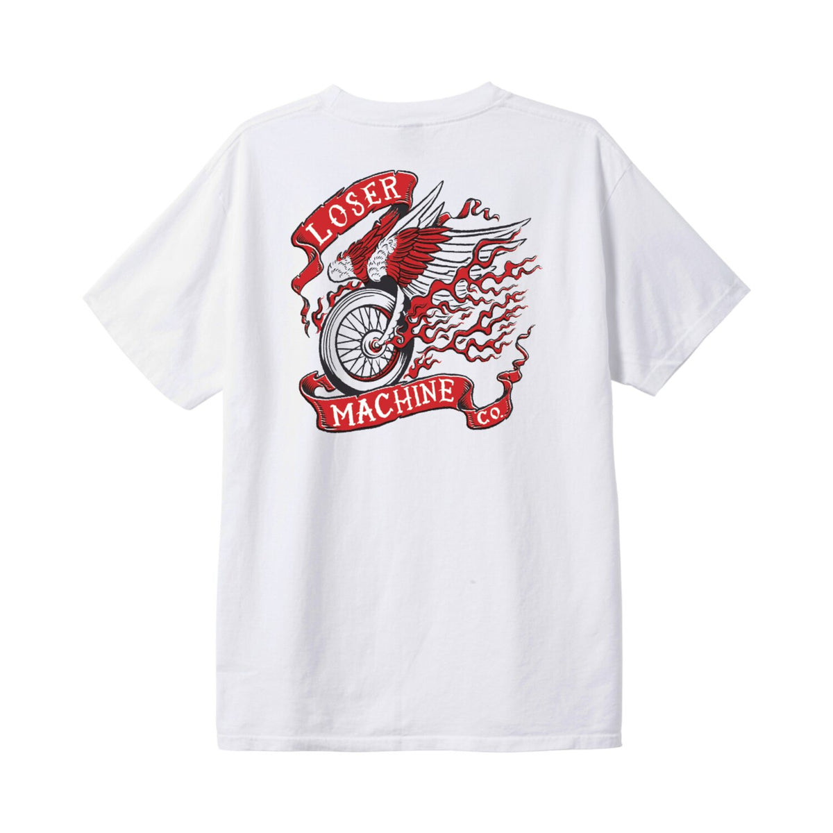 Loser Machine Fire Starter t-shirt white enzyme