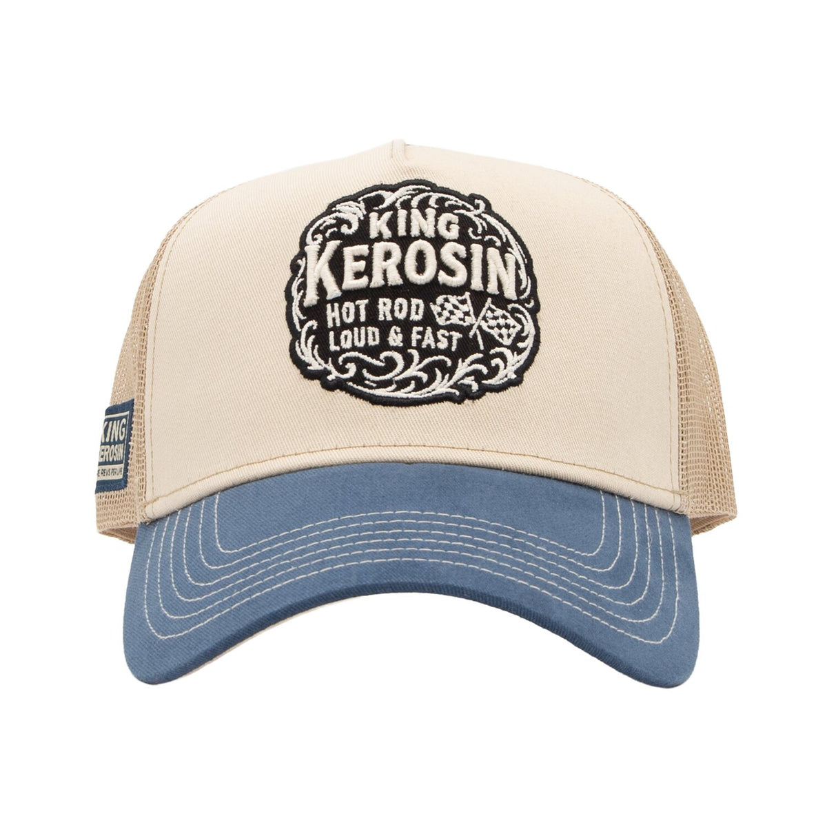 King Kerosin Hot Rod cap off white