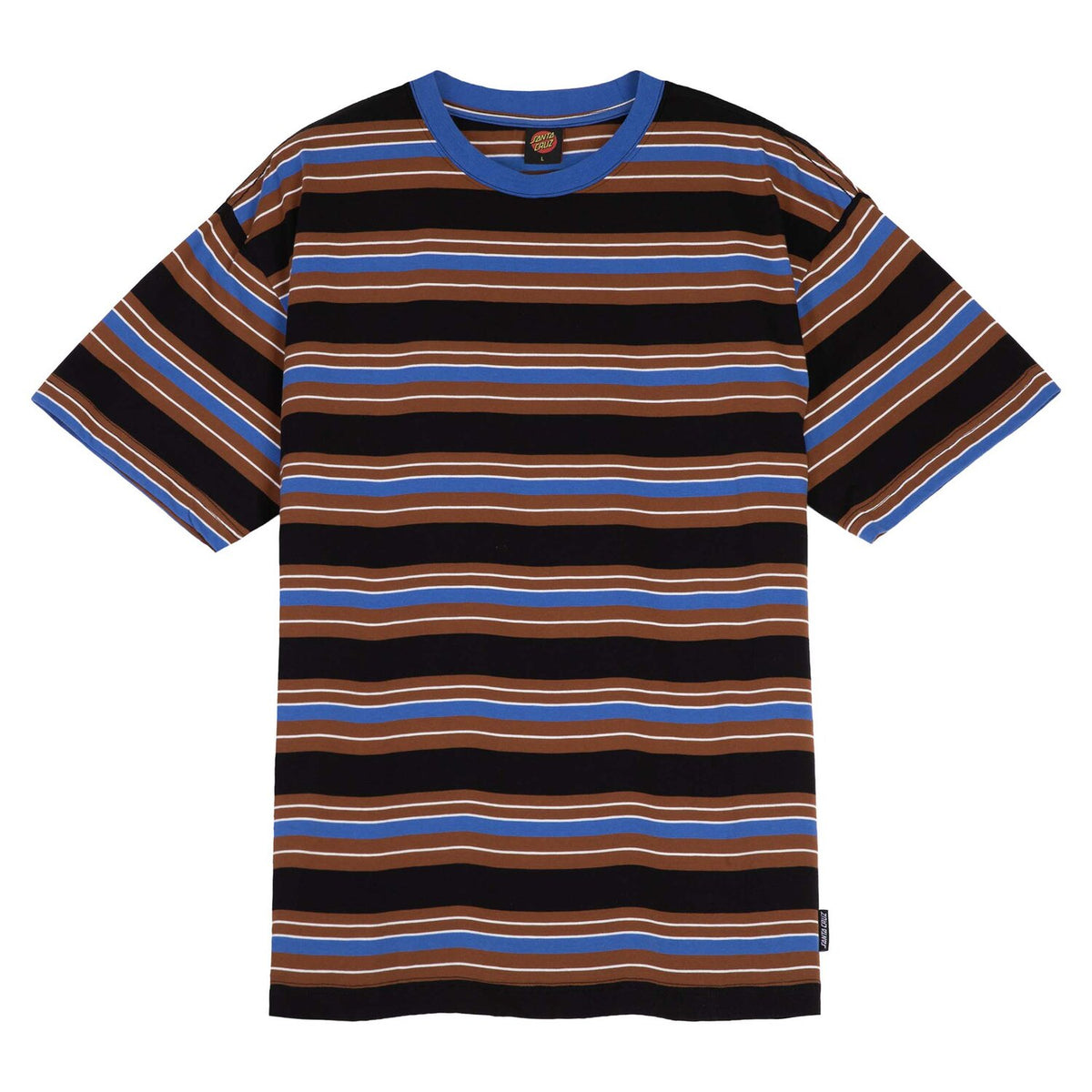 Santa Cruz Derby t-shirt sapphire stripe