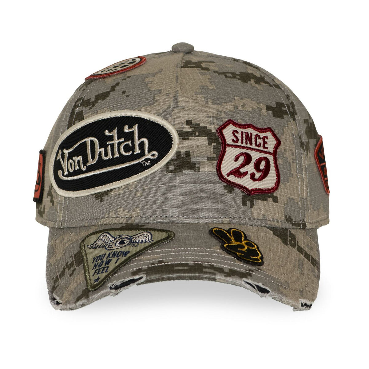 Von Dutch Camo sand cap