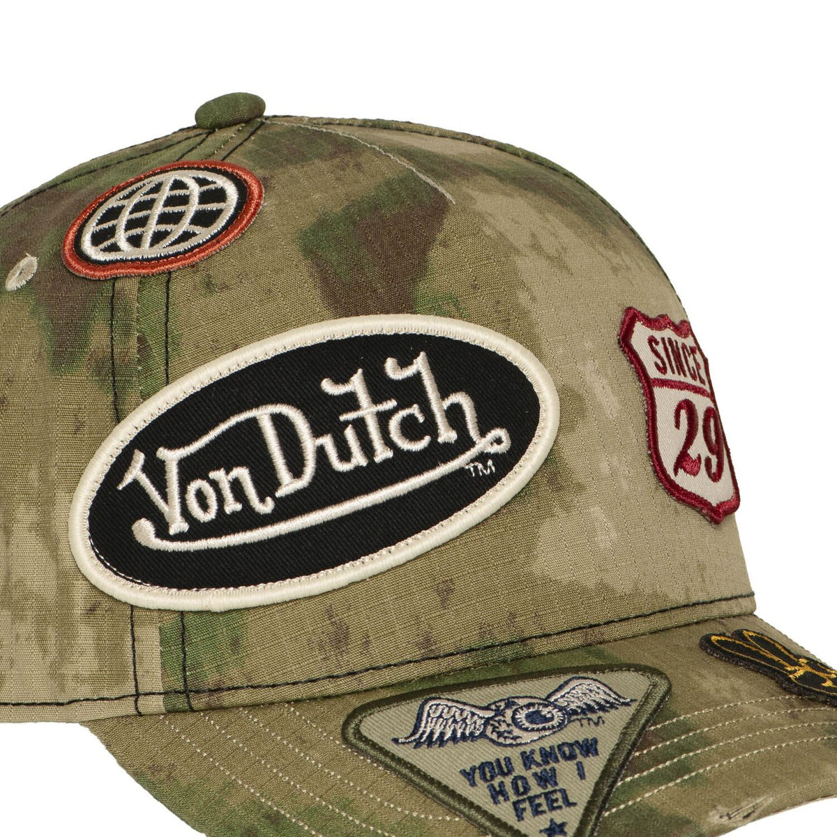Von Dutch camo forest cap