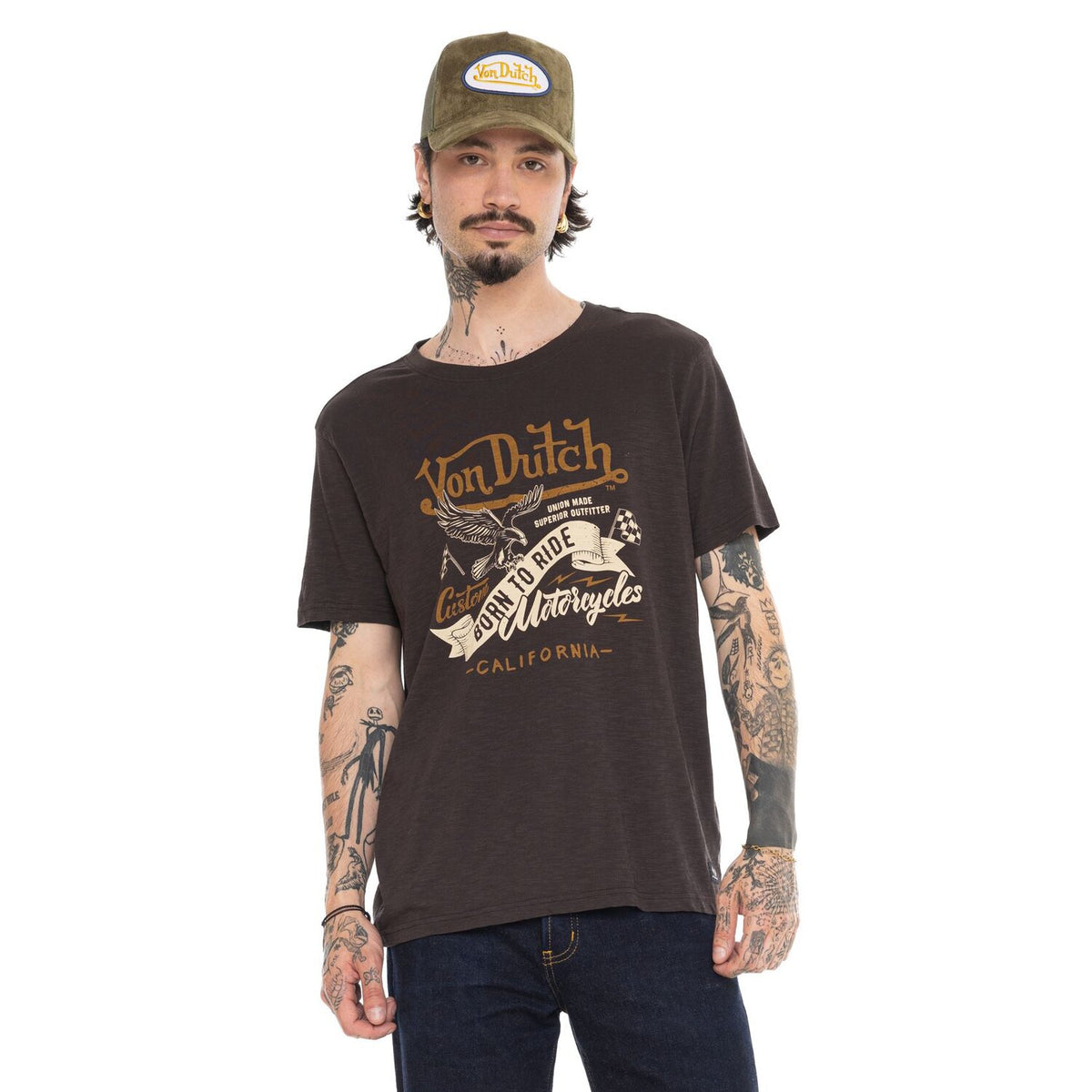 Von Dutch Born To Ride t-shirt black