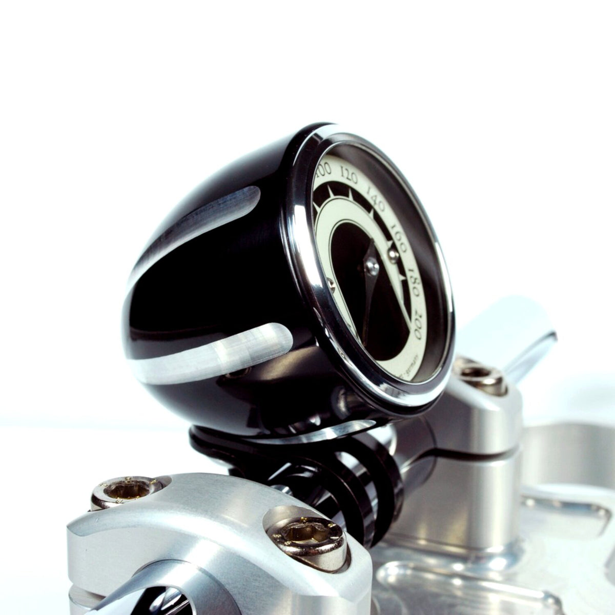 Motogadget, Tiny mount cup 'Grooved' 22mm. Black CC