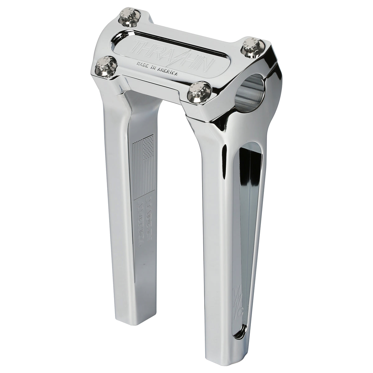 Thrashin TSC-8000-3 8-inch straight OG risers chrome