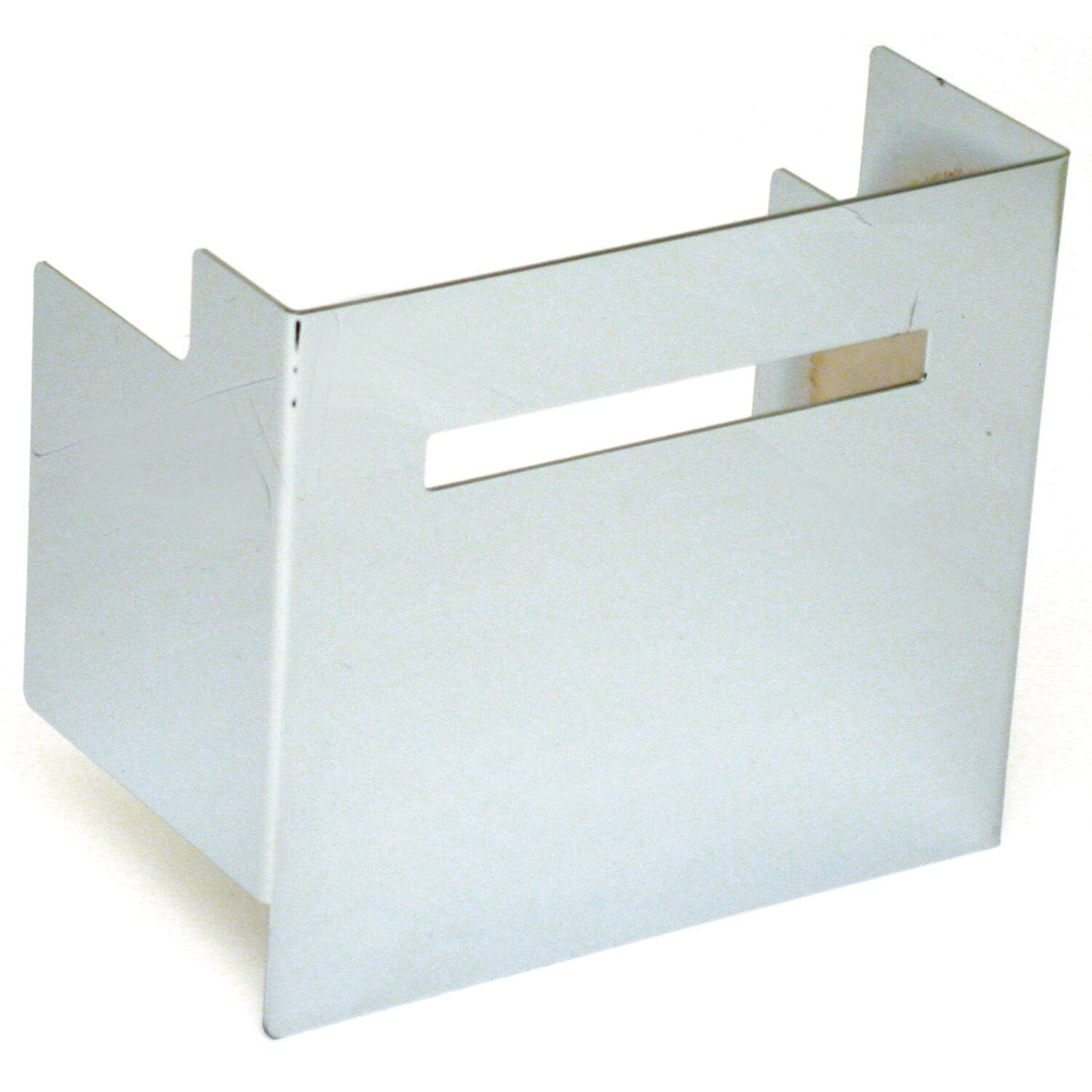 Battery side cover, smooth with window. Chrome