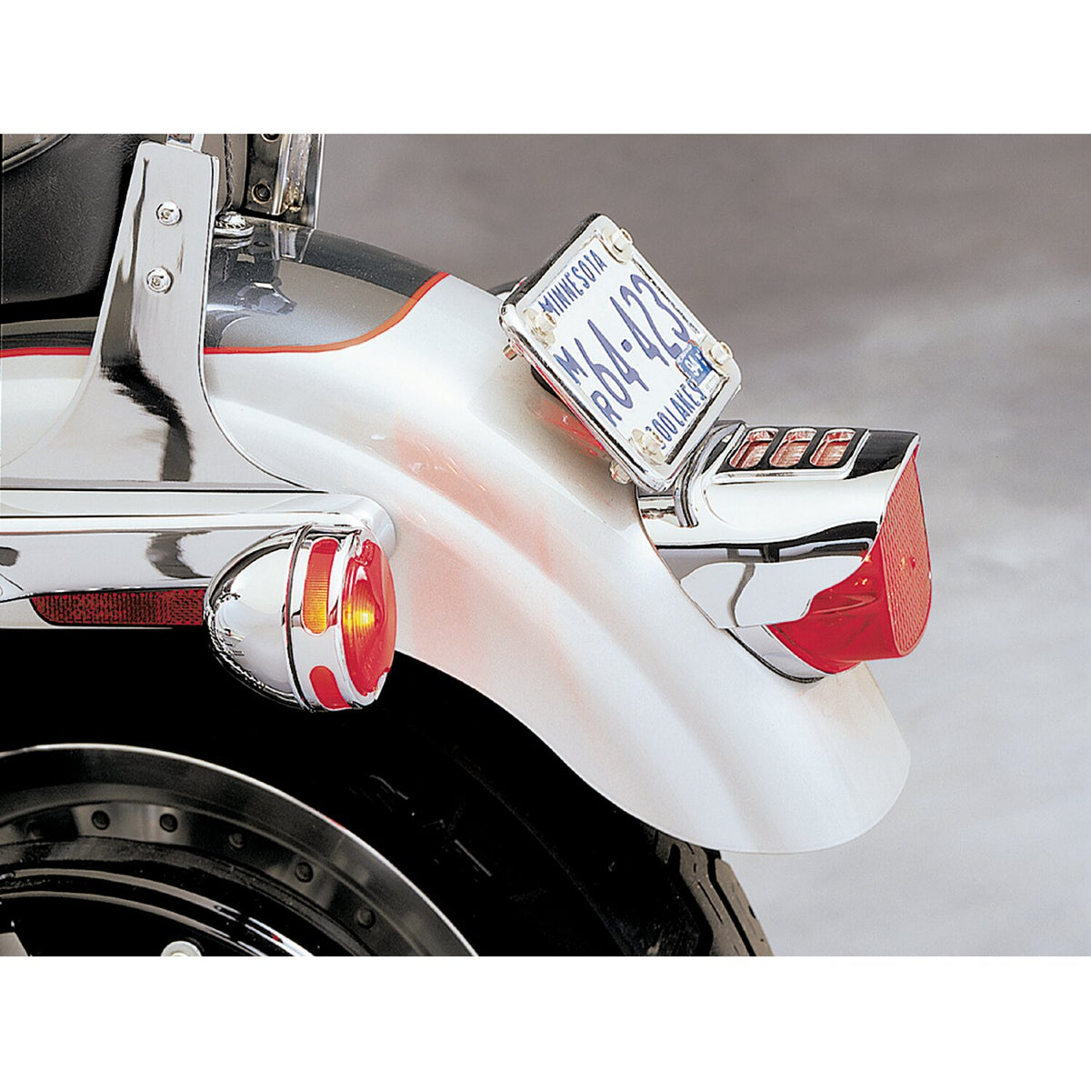 Kuryakyn, Slotted taillight cover. Chrome