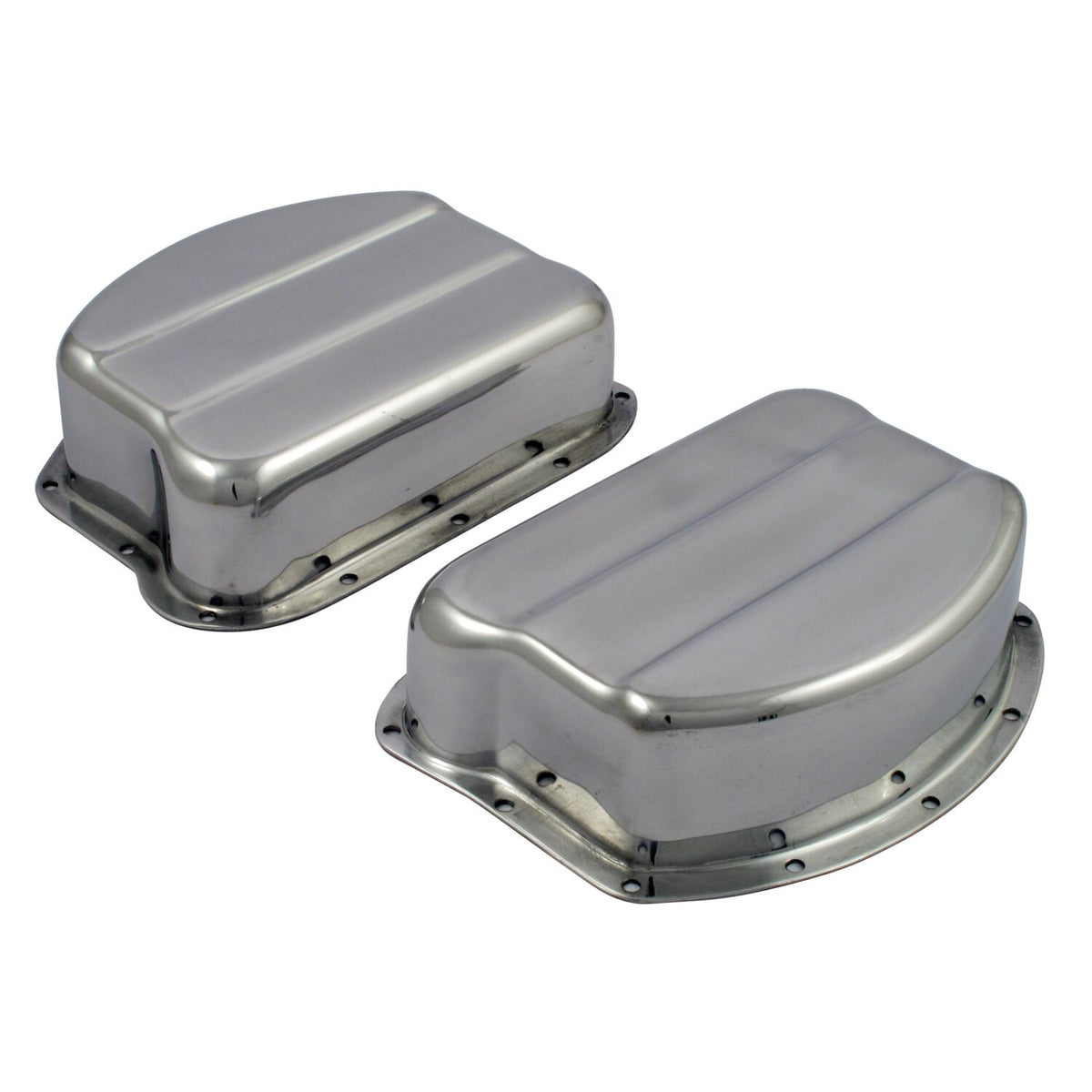 Paughco, Rocker covers. OEM style aluminum. Polished