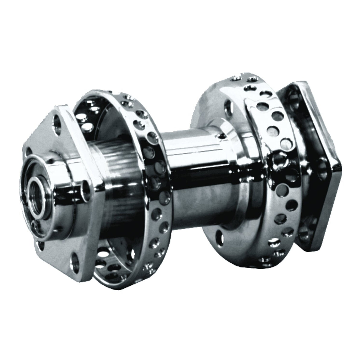 Dual flange hub 80 spokes. Chrome