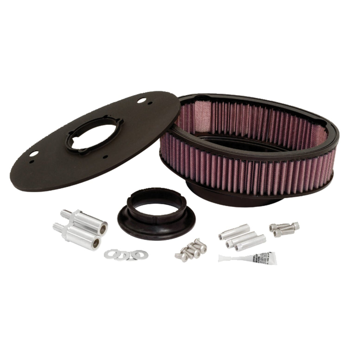 K&N, RK-series Twin Cam oval air cleaner assy. X-wide