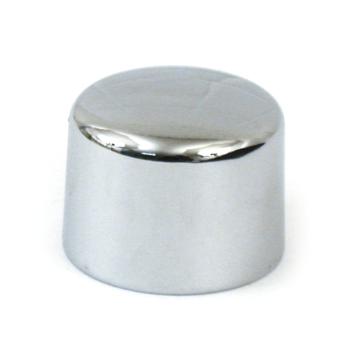 Front axle nut cap kit. Chrome