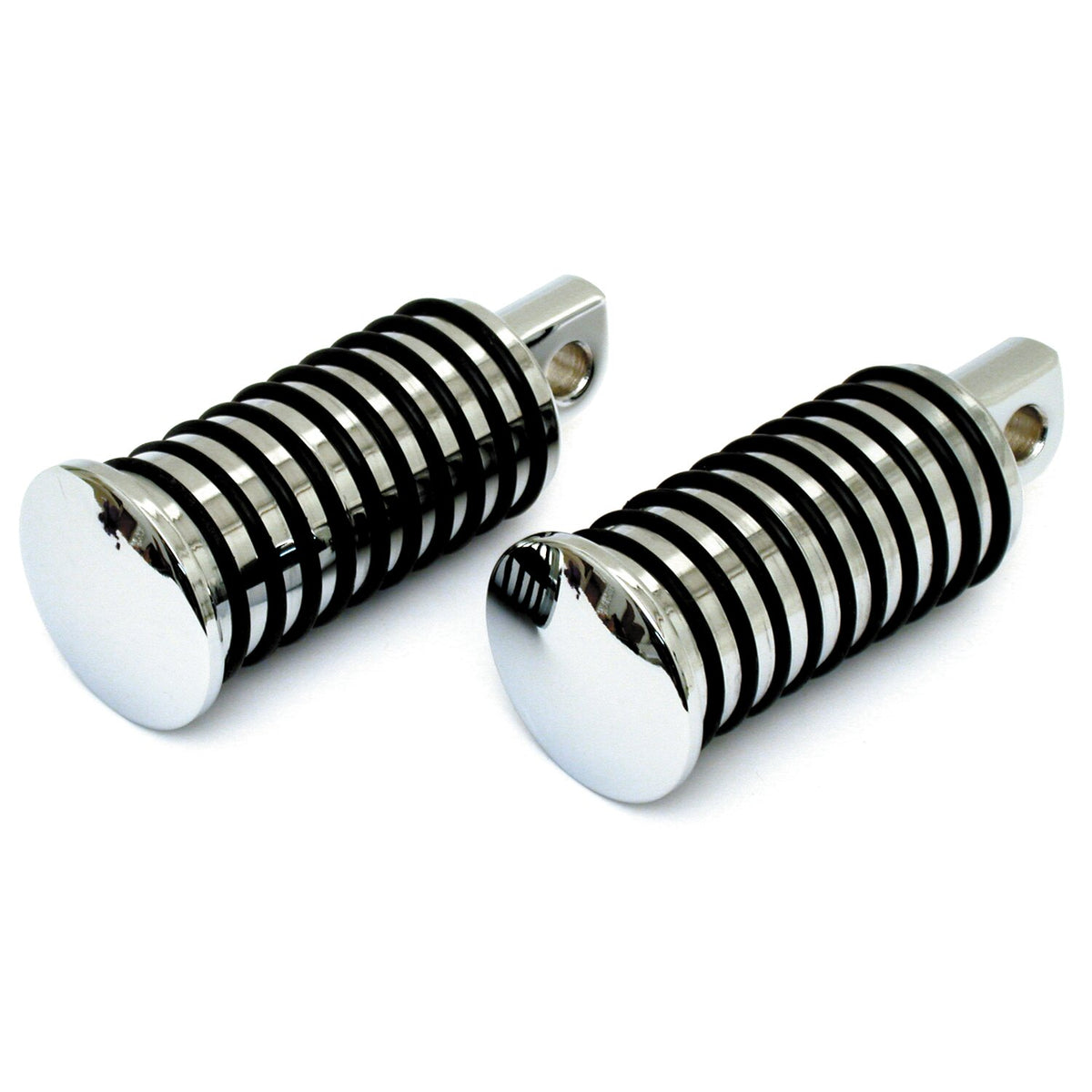 Sundance O-ring foot pegs. Large diameter. H-D male mount