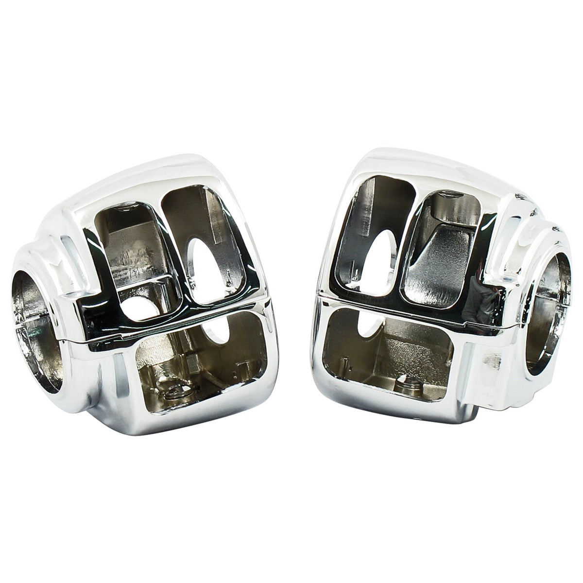 Switch housing set. Chrome