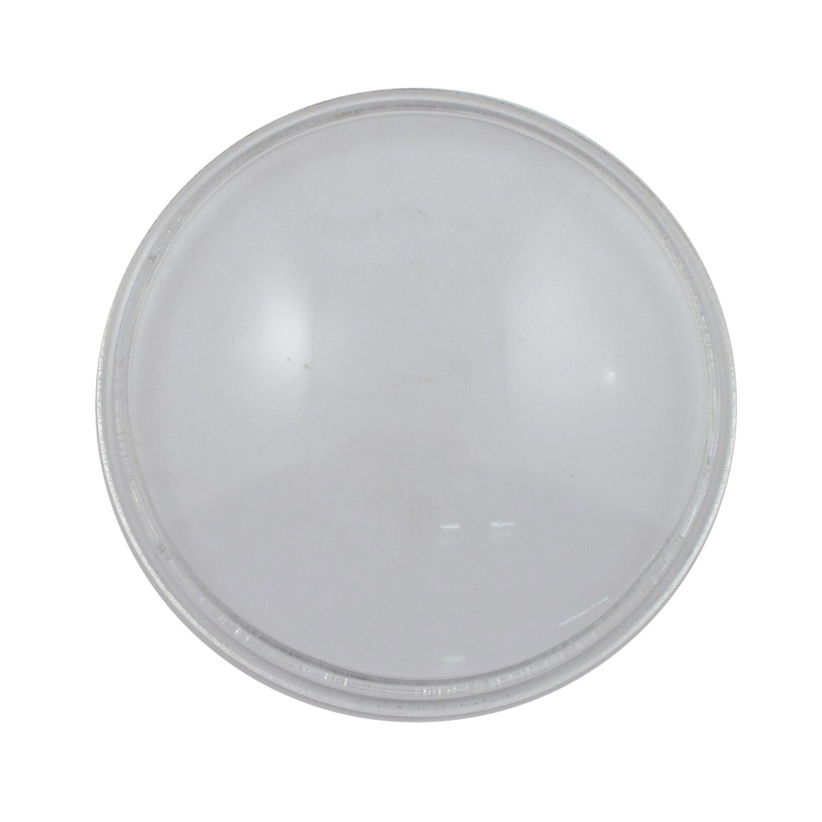4-1/2" spotlamp lens. Clear. glass