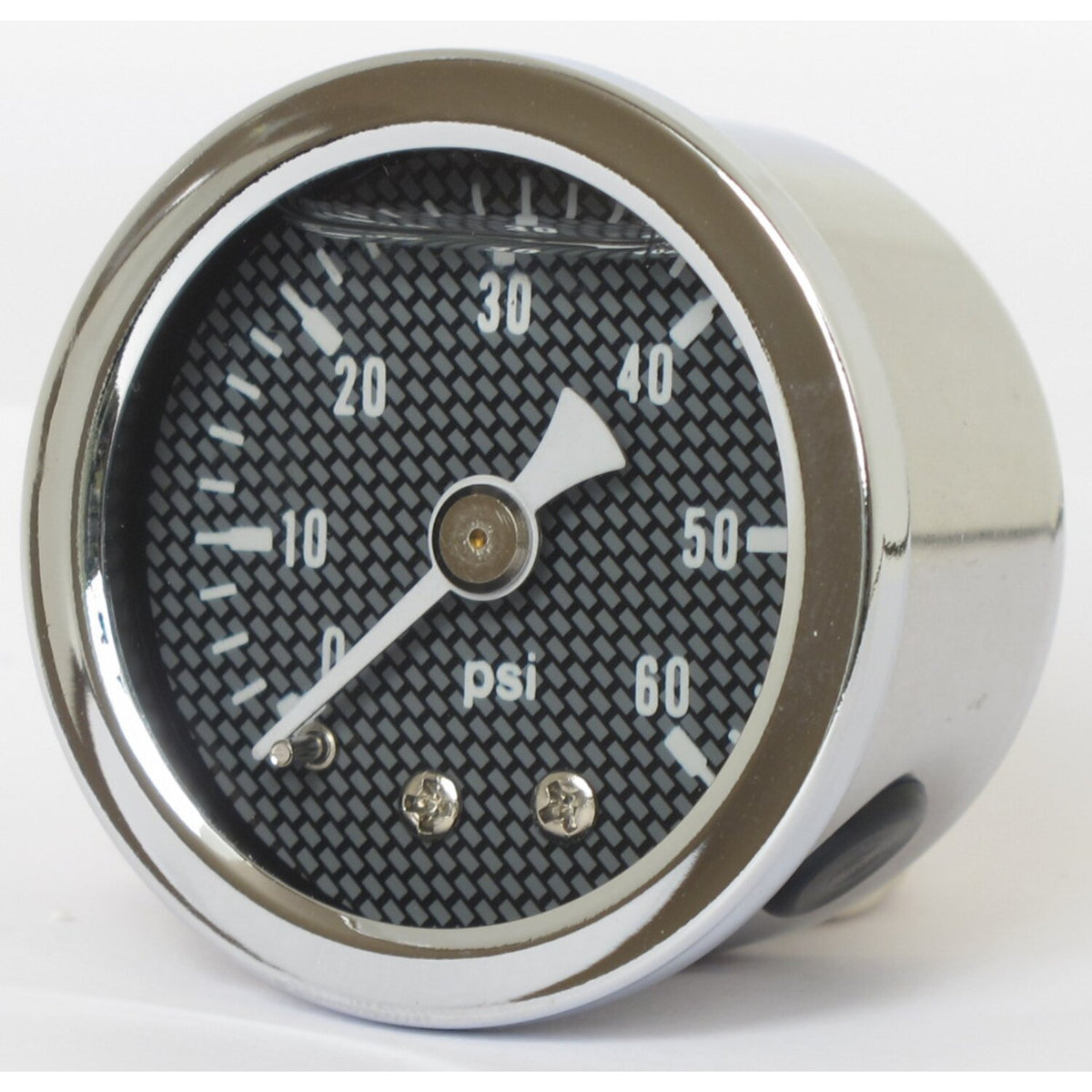 Marshall oil pressure gauge, 0-60 PSI. Stainless housing
