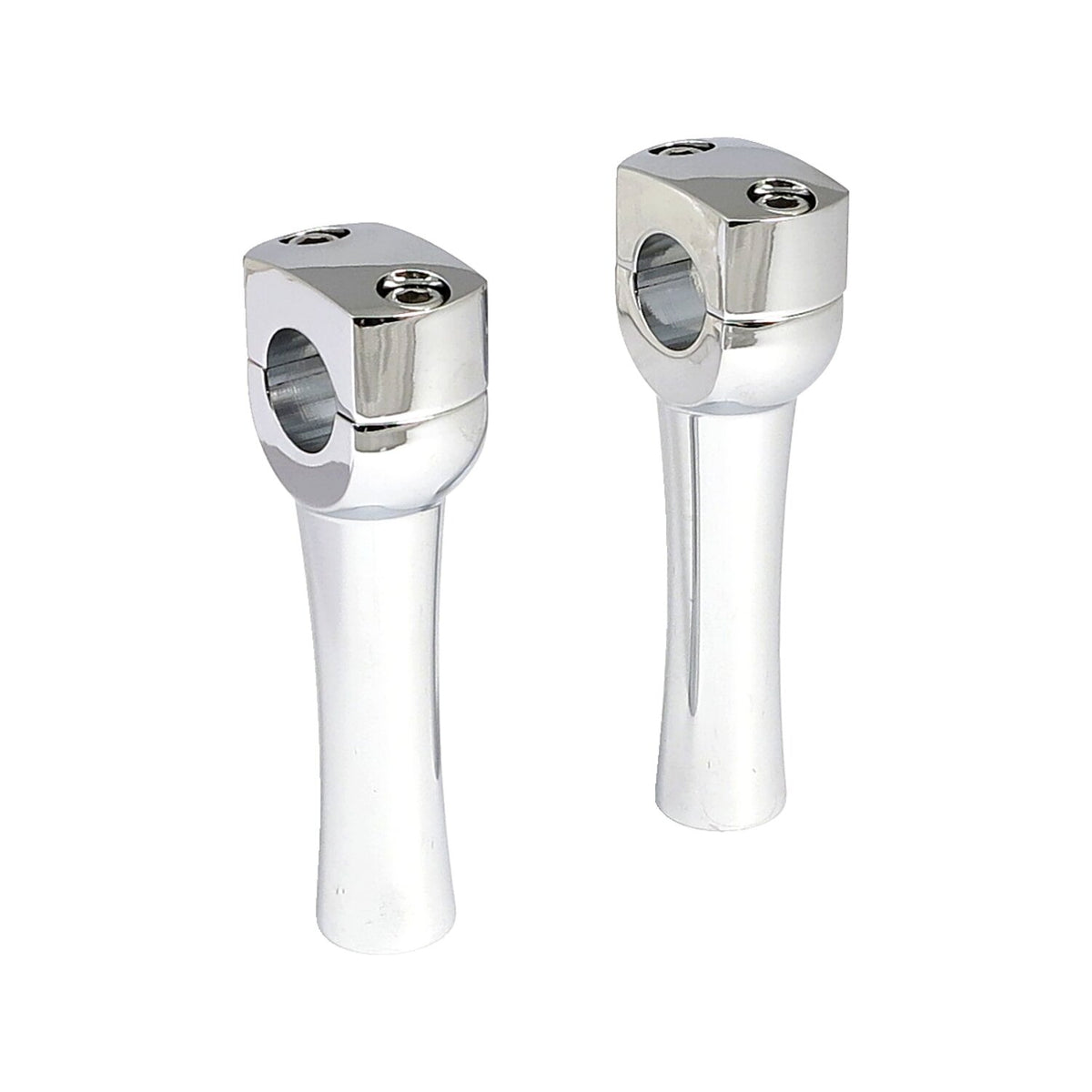Dighton 5" domed risers. Chrome