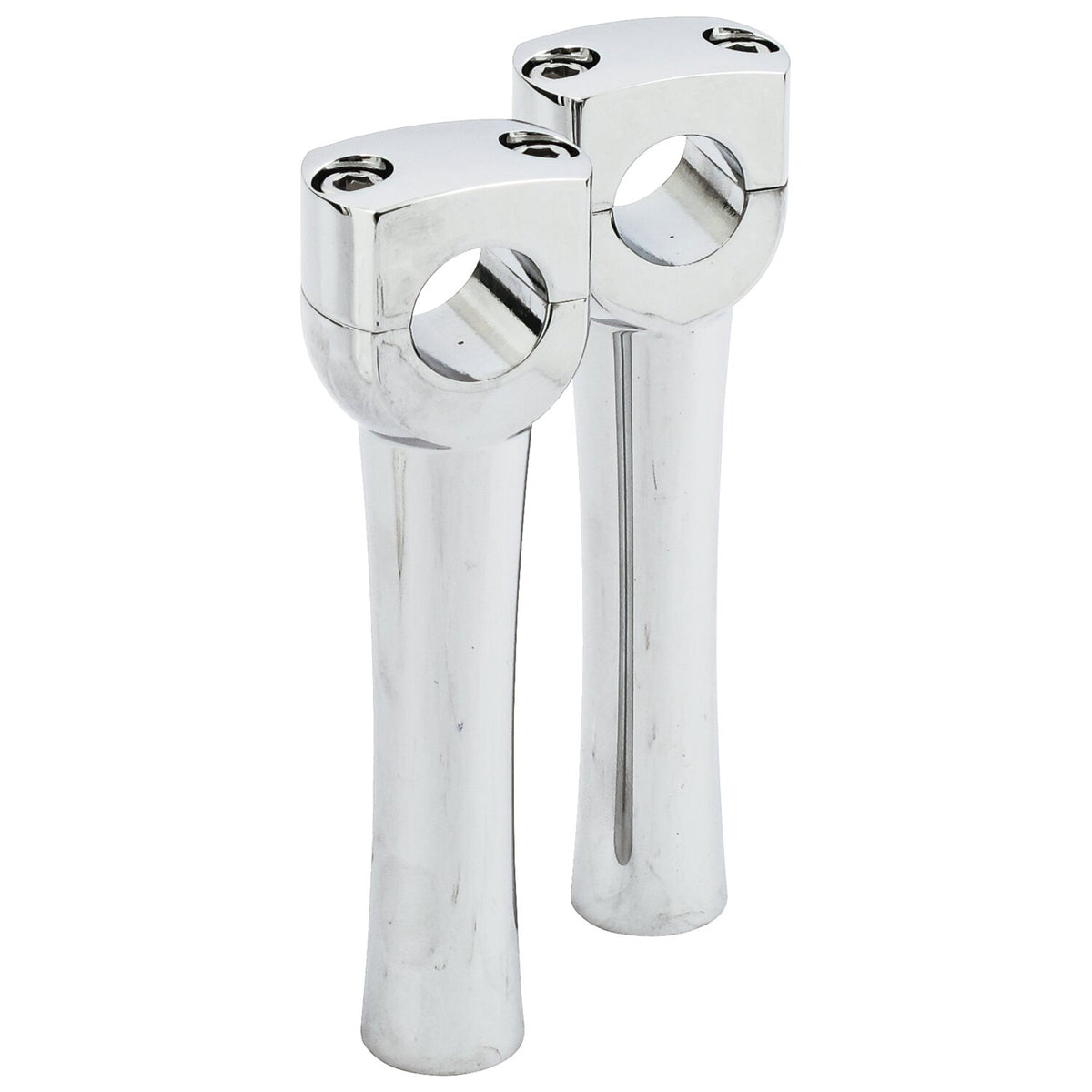 Dighton 6" domed risers. Chrome