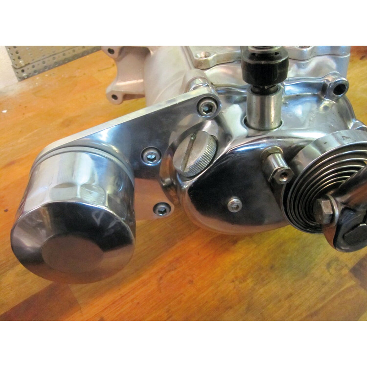 Streethogs, 4-sp transm. mounted oil filter bracket. Rear
