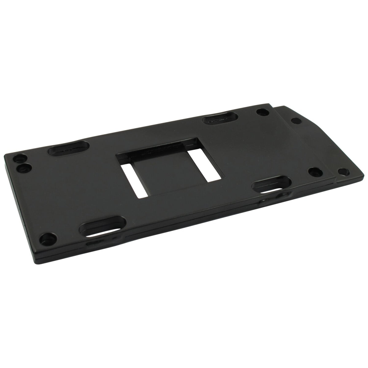 4-speed transmission mount plate. Black
