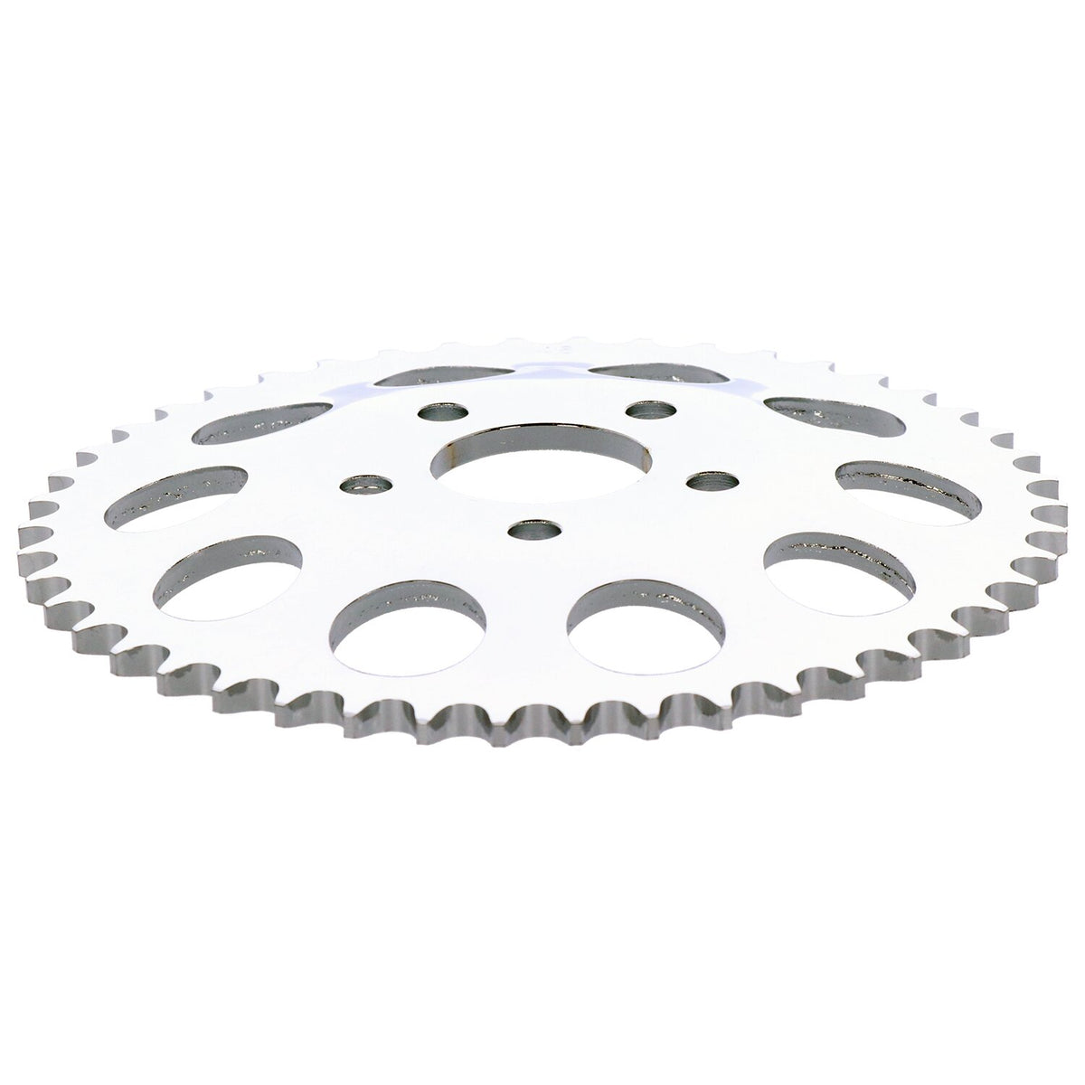 Rear sprocket, chrome. 46t